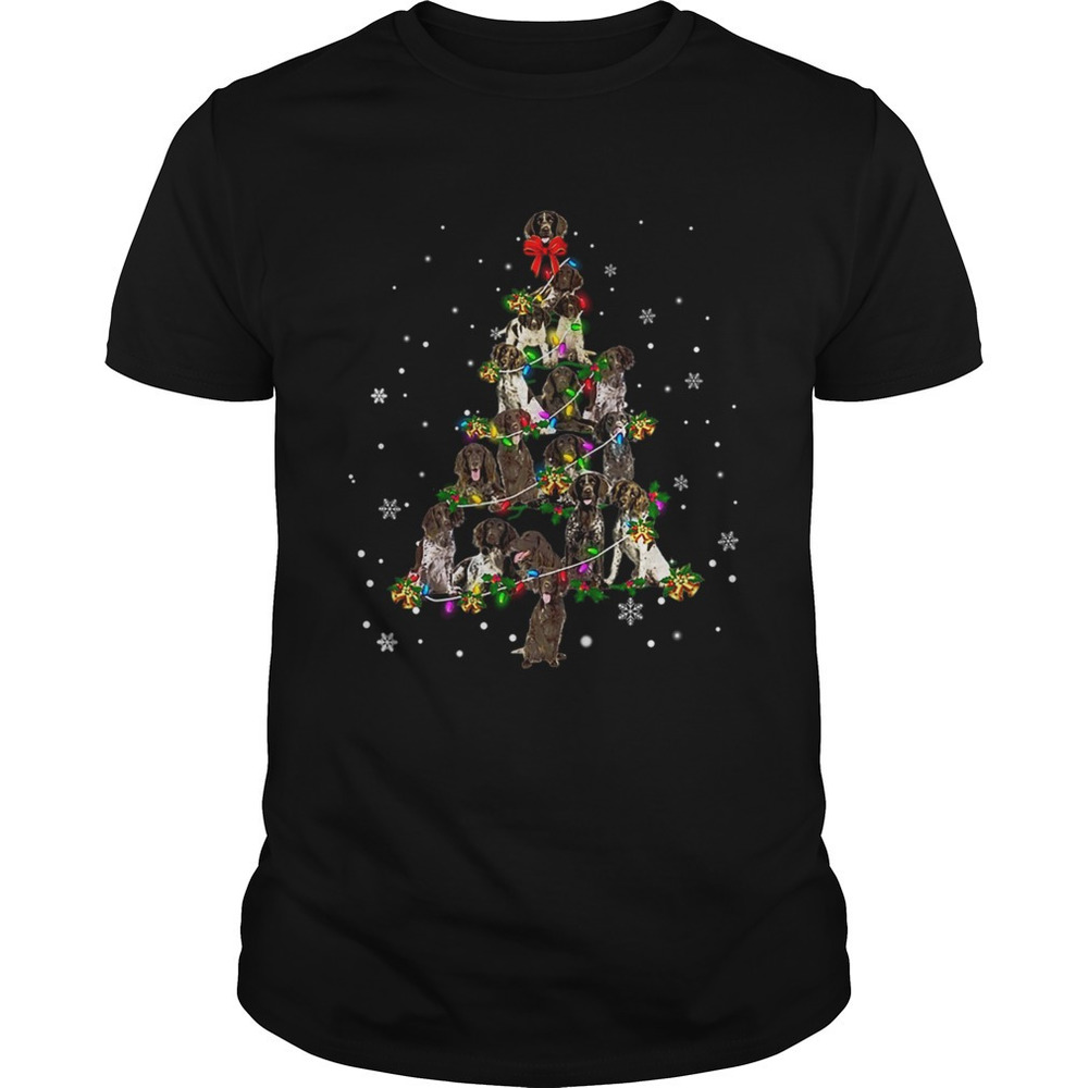 Small Munsterlander Christmas Tree Tshirt